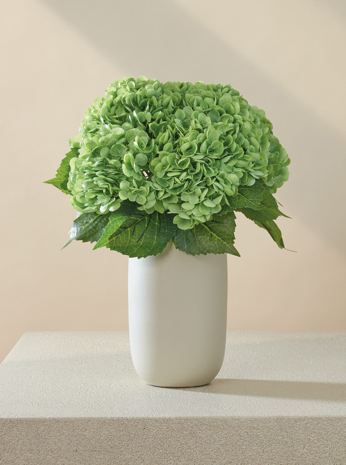 Bouquet d'Hortensias verts intense