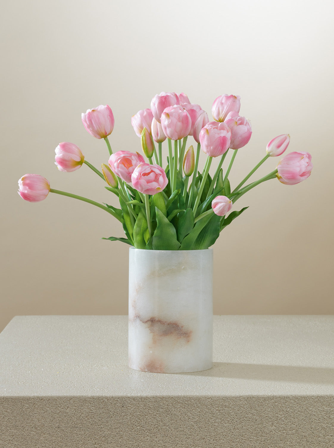 Grand bouquet de Tulipes roses 30pc