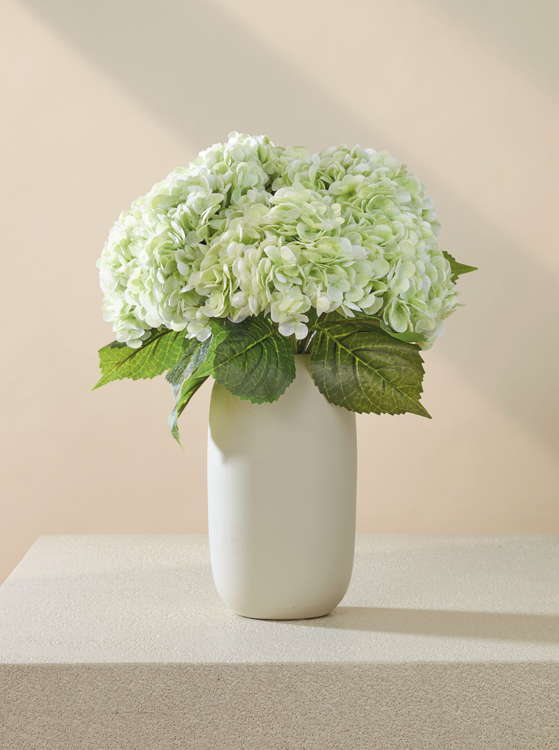 Bouquet d'Hortensias verts clairs