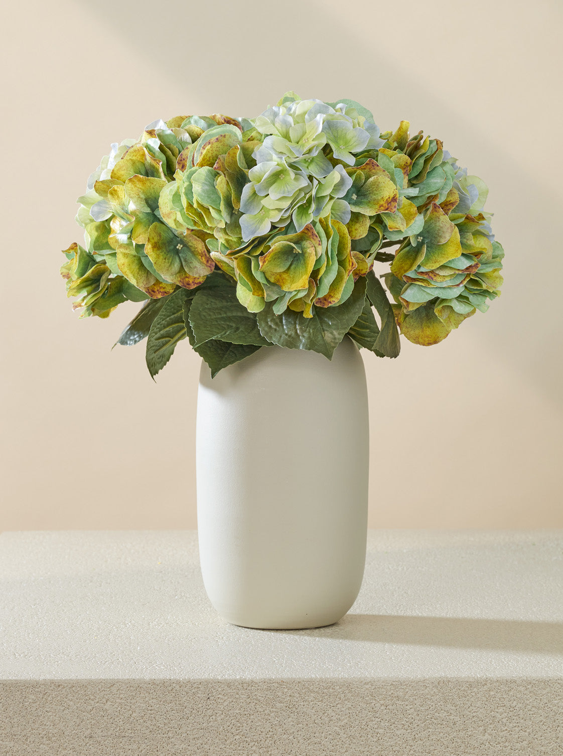 Bouquet d'Hortensias Vert-de-gris