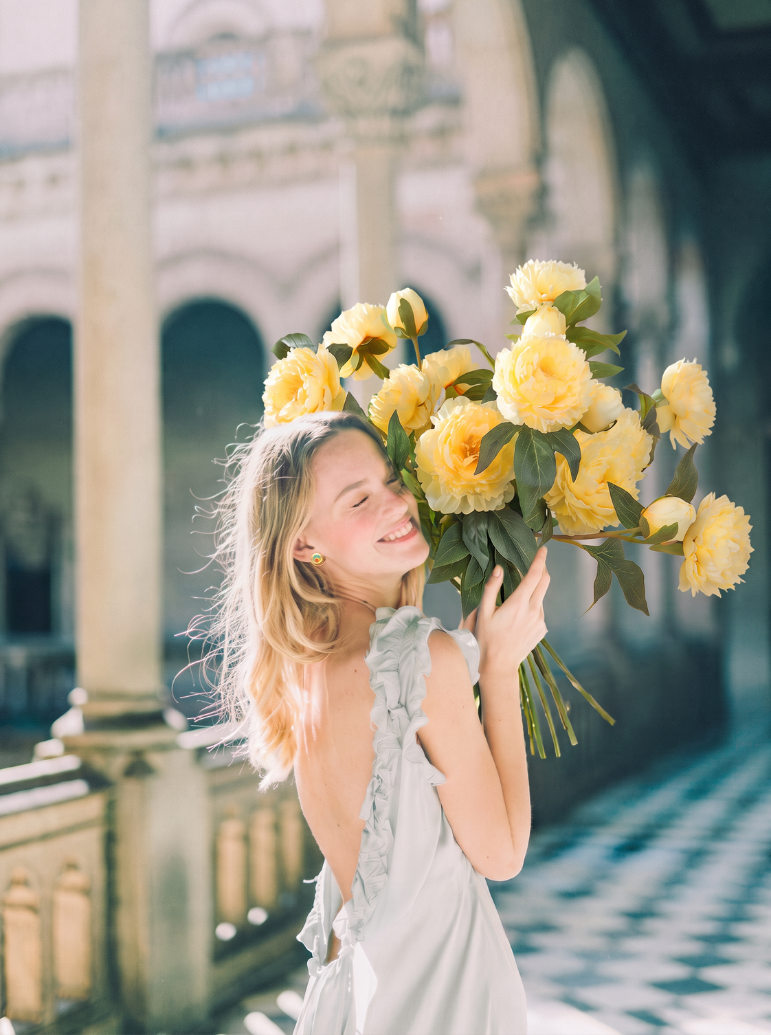 Bouquet de Pivoines jaunes